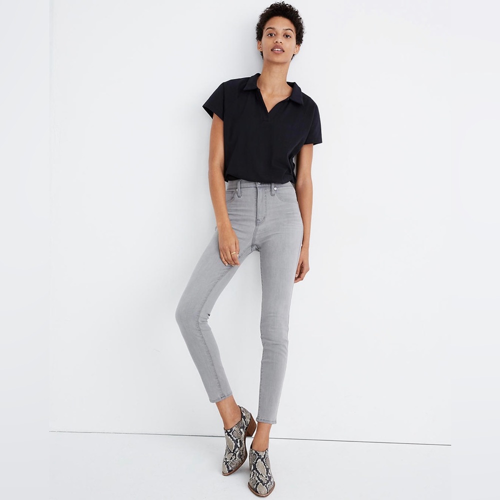 Madewell 10” High-Rise Skinny Crop Jeans